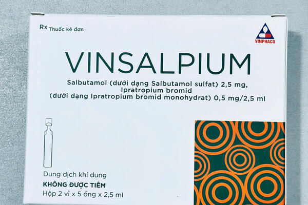 VINSALPIUM - Thuốc khí dung điều trị co thắt phế quản