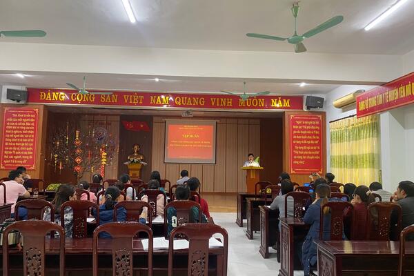 TẬP HUẤN NÂNG CAO NĂNG LỰC QUẢN LÝ BỆNH MẠN TÍNH TẠI HUYỆN YÊN MÔ NĂM 2024
